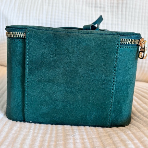 Green Suede Women's Bag - Picture 5 of 10